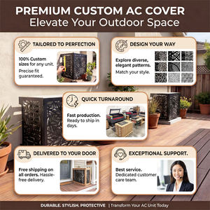 YOD HVAC-Anbieter Industrielle und private, personalisierte, lasergeschnittene Mini-Split-Klimaanlage aus Luftfahrtaluminium, wetterfest, UL94-zertifiziert - Product Image 3