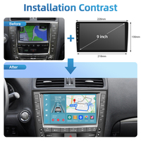 Autoradio Android 2din pour Lexus IS250 2006-2012 2G+64G Lecteur stéréo Car-play Autoradio WIFI GPS Navigation