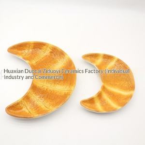 Pot à épices en céramique à texture réaliste, peint à la main, en forme de cornée, assiette créative pour dîner, <span class=keywords><strong>cuisine</strong></span> et salle à manger du Fujian - Product Image 3