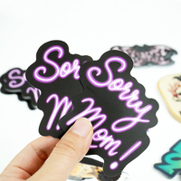 Logotipo personalizado Venta caliente de dibujos animados Anime Kawaii impermeable troquelado vinilo pegatina para portátil decorativo