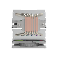 Radiateur à tube en cuivre pur ARGB 120mm ANTEC A660 4PIN 6 caloducs Refroidisseur de processeur pour PC Ventilateur de refroidissement PWM pour boîtier de PC de jeu