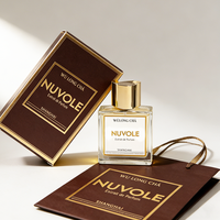 Flacon de parfum vide le plus vendu 50ML, flacon de parfum en verre personnalisé, flacon de parfum carré avec emballage boîte