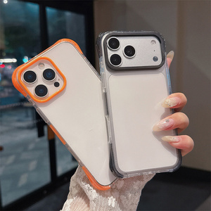 เคสโทรศัพท์กันกระแทกแบบใสสำหรับ iPhone 17 16 15 AIR PRO MAX กรอบด้านหลังแบบโปร่งใสเสริมแรงทำจาก TPU - Product Image 2