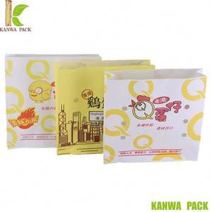 Sac en papier personnalisé avec logo pour gaufres aux œufs de Hong Kong, résistant à la graisse, pour boulangerie, à emporter, en vente - Product Image 3