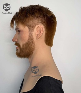 Maschera per Capelli in Silicone Realistica ad Alta Simulazione, Riutilizzabile, Traspirante, Ecologica, per Feste, <span class=keywords><strong>Halloween</strong></span>, Pasqua, Film - Product Image 3