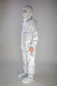 نوع 5B/6en14126 متوفر ببدلة مقاومة للماء 63Gsm Pp + Pe ملابس أمان - Product Image 5