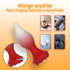 アナルローズバイブレータースイング大人のおもちゃ女性男性用10周波振動前立腺マッサージリモコンカラーライトケーゲル - Product Image 6