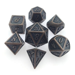 ลูกเต๋าโลหะแบบเอียงในธีมวินเทจ-งานฝีมือระดับพรีเมียมและความคิดถึงสำหรับเกมบนโต๊ะนักสะสมและของตกแต่งบ้าน - Product Image 6