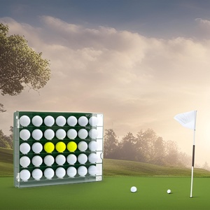 New Arrives Modern for Clear Acrylic <b>Wall</b> Mounted 36 Golf Balls Store <b>Display</b> Stand with Customized Logo - Product Image 4
