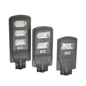 Farola LED Solar todo en uno, 30w-600w, con poste