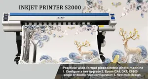 Goedkope Prijs Industriële Digitale Grootformaat Printer Xp600 Dx7 Dx5 Eco Solvent Inkjet Cmyk Inkt Printer
