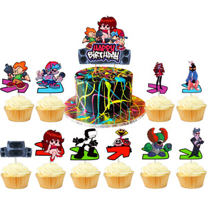 ป้ายตกแต่งงานเลี้ยงวันเกิดคืนวันศุกร์ ลูกโป่งลาเท็กซ์ ที่เสียบเค้ก อุปกรณ์จัดงานวันเกิดสำหรับเด็ก อุปกรณ์จัดงานปาร์ตี้ฟังกิ้น ลูกโป่งสำหรับงานอีเว้นท์ - Product Image 4