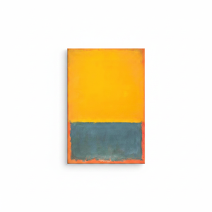 Rothko Inspired Abstract Canvas: Bold Yellow & Blue Print,<b>WRAPPED</b> CANVAS - Product Image 2