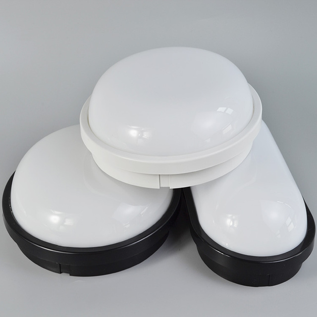Waterproof LED Outdoor Wall Light IP65 Oval/Rectangular Bulkhead Lamp 15W 20W 24W for Corridor, Garage, Porch