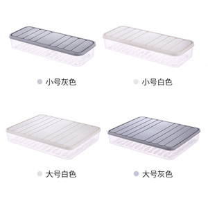 Rectangular Plastic Airtight Food Storage Box With Lid Stackable For Refrigerator Use - Product Image 4