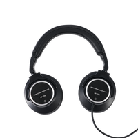 Headphone DJ Profesional untuk Studio Rekaman, Lipat, Tahan Lama, Berbahan Metal, Tersedia