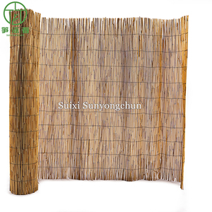 Rouleau de clôture en bambou bon marché d'usine Écran de confidentialité en bambou Reed Clôture Panneau Taille personnalisée - Product Image 4