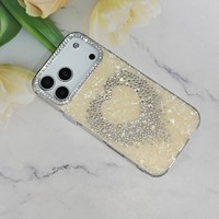 Funda Antigolpes para Teléfono Móvil iPhone X 11 12 13 14 15 16 17 Pro Max, Fundas con Diamantes para Samsung A16 A06 S26 Ultra