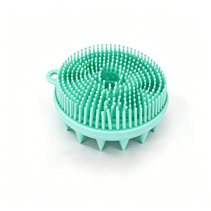 แปรงอาบน้ำซิลิโคนรูปไข่แบบนุ่มใหม่ สำหรับขัดผิวและนวดหนังศีรษะ - Product Image 5