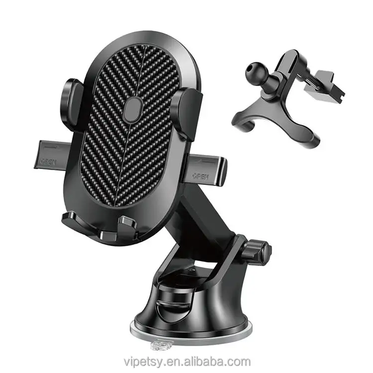 Vipetsy universal Factory Cell Phone Car Mount Stand Strong Suction Cup Car Bracket Universal Mobile Phone Holders
