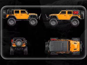 HB Toys 1/10 escala 4WD R1011 -R1016 Wilderness RC Crawler Truck <span class=keywords><strong>RUBICON</strong></span> RTR con 550 Motor cepillado y luces LED IPX4 a prueba de salpicaduras - Product Image 3