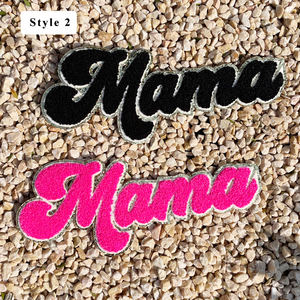 Toppa in ciniglia da 11 pollici all'ingrosso con scritta personalizzata da stirare, rosa acceso, per <span class=keywords><strong>abbigliamento</strong></span> da donna e <span class=keywords><strong>mamma</strong></span> - Product Image 5