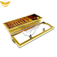 Plateau à puces en acrylique titane de luxe YH pour plateau à puces Gloden de table de poker de casino