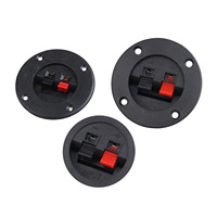 Terminal de Conexión de Altavoces WP2-6, Terminal de Resorte de 2 Pines, Placa de Terminales para Altavoces, Caja de Terminales