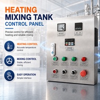 Cuve de mélange chauffée en acier inoxydable NENOSUN 500L, cuve mélangeuse à double enveloppe pour produits chimiques industriels, shampooings, cosmétiques et détergents