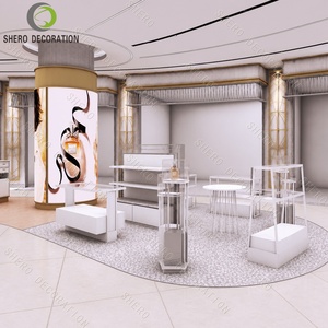 ออกแบบร้านขายน้ำหอม ตู้โชว์น้ำหอมเรียบง่ายและสง่างามสำหรับร้านน้ำหอม - Product Image 5
