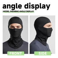 Balaclava de cyclisme personnalisable avec logo, masque facial unisexe doux et rafraîchissant pour sports de plein air et casque de vélo