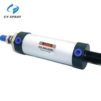 Cylindre à air réglable MAL32 Mini cylindre en alliage d'aluminium petit pneumatique MAL32 * 250/300/350/400/450/500 pièces alésage 32mm