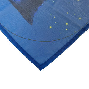 عمامة فاخرة مصممة باللون الأرجواني على الطراز الكاريبي، باندانا عالية الجودة من القطن للكلاب والقطط، غطاء رأس مخصص بشكل مربع - Product Image 5