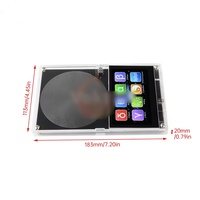 DC 5V Schumann Wave Generator 0.01-99999Hz Precise Adjustable Frequency Signal Generator Micro USB Touch Screen Audio Resonator