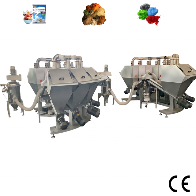 Multi Component Auto Batching System with Load Cell for Powder Granule Food Flour Spice Chemical Pigment Weighing Mixing Line