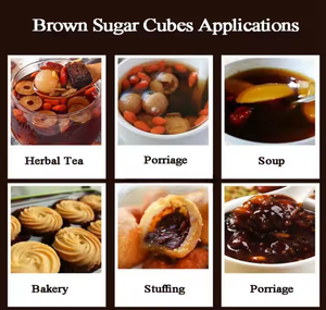 Tisane saine faite à la main 7 saveurs-Sucre brun naturel Roses séchées Dates Gingembre Cubes Goji Emballage individuel Boîte brute traitée - Product Image 3