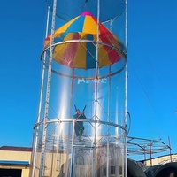 Paracaídas deportivo personalizado caída libre y paracaídas Simulador de Conducción sala de juegos t al aire libre niños Simulador de paracaídas