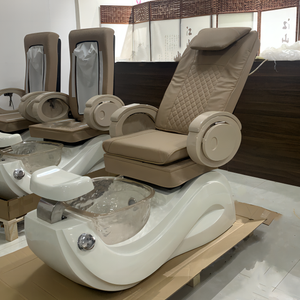 Mobilier moderne de luxe pour salon de beauté et manucure Fauteuils pour pieds de manucure Bain à lumière LED Fauteuil de pédicure avec fonction <span class=keywords><strong>massage</strong></span> - Product Image 1