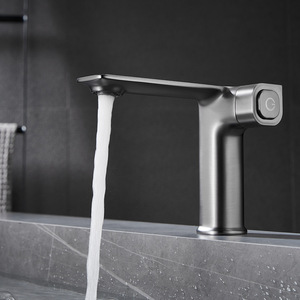Touch Sensor Faucet Deck Mounted Single Hole Ceramic Valve Core For Bathroom Basin - Product Image 2