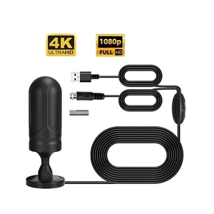 Antena Digital HDTV para Interiores y Exteriores, Antena de TV HD Magnética, Antena de TV Direccional con Soporte - Product Image 1