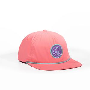 Gorras Snapback OEM con Logotipo Personalizado, 5 Paneles, Visera Plana, Deportivas, de Golf, con Bordado de Nailon y Cuerda - Product Image 4