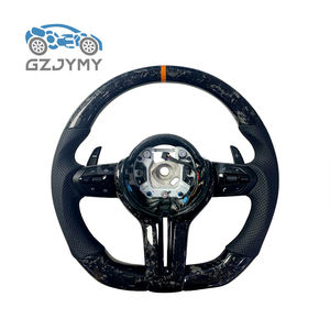 Volante deportivo LED de fibra de carbono forjado personalizable, cuero perforado, <span class=keywords><strong>precio</strong></span> al por mayor para <span class=keywords><strong>BMW</strong></span> G20 G30 M2 M3 M4 <span class=keywords><strong>M5</strong></span> M6 X3 - Product Image 4