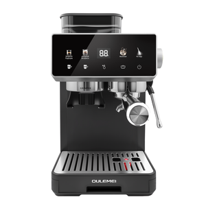OULEMEI Machine à café expresso à commande tactile numérique multi-capsules 3 en 1 20 bars Italie Cafetière à capsules à pompe avec réservoir à lait - Product Image 1