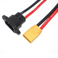 Connecteur XT90 mâle vers prise d'alimentation C14 3 broches, câble de charge pour batterie de voiture, connecteur de charge pour vélo électrique, nouvelle énergie