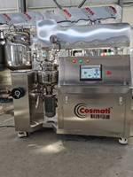 Homogénéisateur à vide de levage 50L 100L 200L 300L 500L, mélangeur émulsifiant pour la fabrication de cosmétiques, lotions, onguents, crèmes et dentifrices