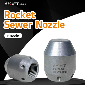 <span class=keywords><strong>Buse</strong></span> rotative pour nettoyeur de canalisation 1/4 3/8 NPT, <span class=keywords><strong>buse</strong></span> pour nettoyeur de canalisation, débit applicable 20-70 lpm pour déboucher les canalisations - Product Image 2