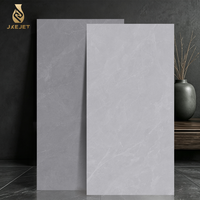 Carrelage de sol en céramique de style antique, grand format 600x1200, gris clair mat rustique, pour salon