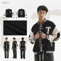 Vestes Letterman de baseball en coton avec broderie et logo personnalisé Etai Veste universitaire vintage en cuir vierge à manches pour hommes