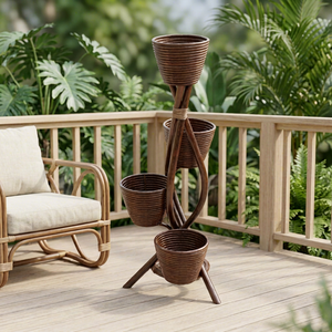 Macetas de Flores en Oferta, Juego de 4 para Muebles de Jardín, Hechas a Mano, Duraderas y de Alta Calidad - Product Image 1