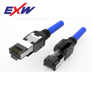 Câble de raccordement Exw catégorie 8, 1 m, non blindé, en cuivre pur, pour périphériques informatiques, usage domestique - Product Image 3